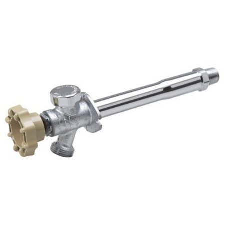 B & K Anti-Siphon Frost-Free Sillcock Valve 1/2 x 3/4in Connection MPT x Hose 125 psi Pressure Brass Body 104-825HC